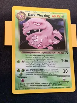 Pokemon TCG Dark Weezing Team Rocket 14/82 Holo Italian Card - Image 2