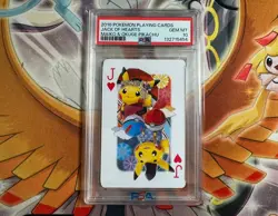 Pokemon 2016 Playing Cards Maiko Pikachu & Okuge Pikachu Jack Of Hearts PSA 10 - Image 1