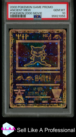 ANCIENT MEW POKEMON #UU 2000 POKEMON 2000 MOVIE PROMO DEUTSCH PSA 10 - Image 1