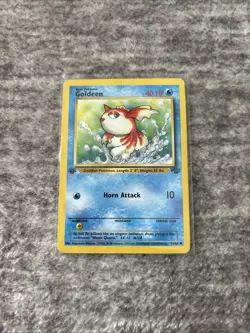 Goldeen 53/64 1st Edition Jungle Set Pokemon Card LP-NM - Image 1