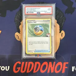 PSA 9 MINT 2023 Pokemon Play! Prize Pack Series 3 FEATHER BALL #141 Holo - Image 1