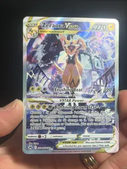 Pokemon TCG Zeraora VSTAR GG43/GG70 Crown Zenith: Galarian Gallery Holo NM - Image 1