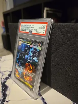 PSA 10 MEGA CHARIZARD X EX 125/094 Phantasmal Flames Graded Pokemon Card English - Image 2