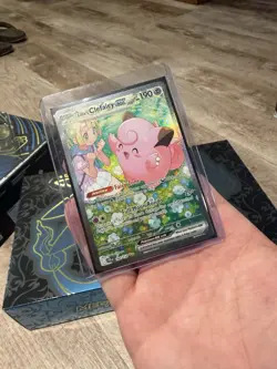 Pokemon TCG Lillie's Clefairy EX Journey Together Sir Card 184/159 NM Condition - Image 1