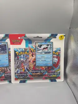 Pokemon TCG Paradox Rift 3-Pack Blister Bundle (Arctibax & Cetitan) NEW / SEALED - Image 3