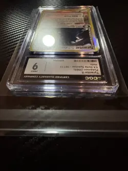 Pokemon TCG Tyranitar EX Delta Species 16/113 Holo Rare CGC Mint 9 2005 - Image 5