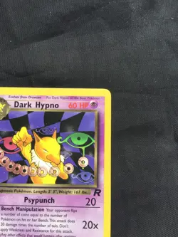 Pokemon Cards: Team Rocket 1st Edition Rare: Dark Hypno 26/82 - Image 3