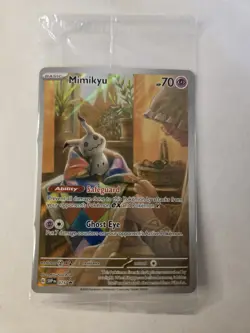 Pokemon Mimikyu 075 Sv: Scarlet & Violet Promo Holo Basic 70HP Psychic - Image 1