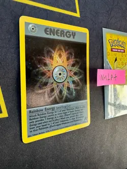 Pokemon Card Rainbow Energy Team Rocket Unlimited Holo Rare 17/82 124 💎NM💎 - Image 2