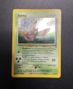Yanma | 17/75 | SWIRL | Neo Discovery | Holo | Pokemon Card | MP - Image 1