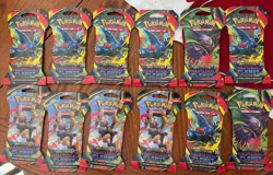 12 Pokemon Mega Evolutions Phantasmal Flames Limited Edition Booster Sealed Pack - Image 1