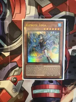 Yugioh! Elfnote Tinia BPRO-EN011 Ultra Rare - IN HAND! Ready to ship! - Image 1