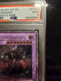 Yugioh STRONG PSA 9 Gatling Dragon FET-EN035 Ultimate 1st MINT REGRADEU - Image 4