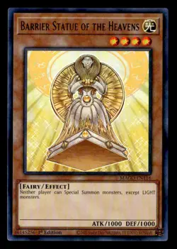 YuGiOh Maximum Gold - #MAGO-EN116 Barrier Statue of the Heavens - Rare, 1st Ed - Image 1