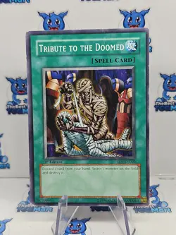 Tribute to The Doomed - SD3-EN020 - Common - 1st Edition Yugioh MP - Image 1