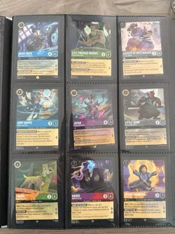 Disney Lorcana TCG Legendary/Super Rare 145 Cards EN1-EN10 In Binder +PSA 9 Read - Image 3