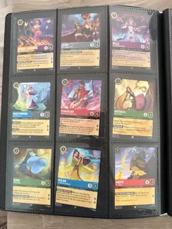 Disney Lorcana TCG Legendary/Super Rare 145 Cards EN1-EN10 In Binder +PSA 9 Read - Image 4