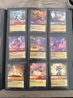 Disney Lorcana TCG Legendary/Super Rare 145 Cards EN1-EN10 In Binder +PSA 9 Read - Image 5