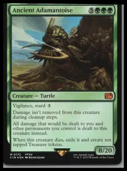 Prerelease Cards #172 Ancient Adamantoise Foil - Image 1