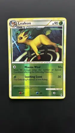 Leafeon 13/95 Reverse Holo Pokemon TGC 2011 Call of Legends Card NM - Image 1