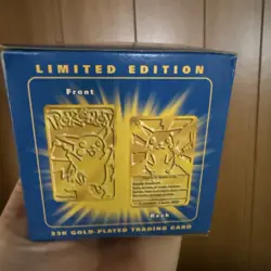 1999 Pokemon 23k Gold Plated Pikachu Card Burger King Ball Is Factory Sealed - Image 4