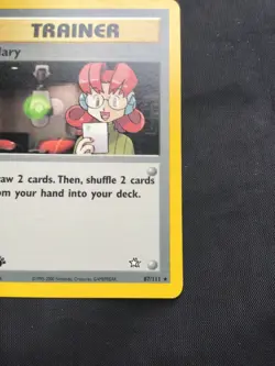 Pokemon Cards: Neo Genesis 1st Edition Rare: Mary 87/111 - Image 4
