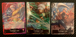 Trafalgar Law Promo Bundle (P-038, 86, 87) One piece Cards - Image 1