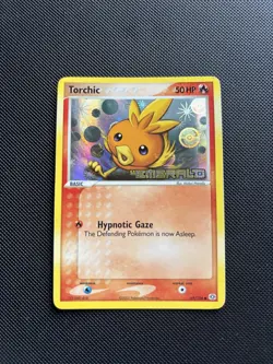 Pokemon Card EX Emerald Reverse Holo Torchic 69/106 Stamped - Image 1