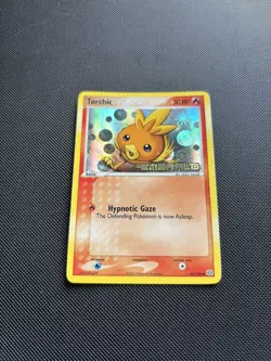 Pokemon Card EX Emerald Reverse Holo Torchic 69/106 Stamped - Image 2