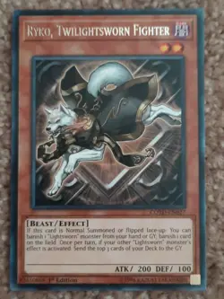 Yu-Gi-Oh Card - COTD-EN027 - RYKO, TWILIGHTSWORN FIGHTER (rare) - NM/Mint - Image 1