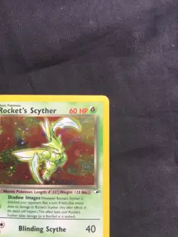 Pokemon Cards: Gym Heroes Rare Holo: Rocket's Scyther 13/132 - Image 4