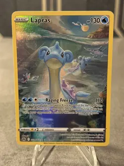 Pokemon Card Lapras GG05/GG70 Crown Zenith Full Art Holo Illustration Rare NM - Image 1