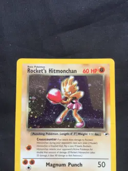 Pokemon Cards: Gym Heroes Rare Holo: Rocket's Hitmonchan 11/132 - Image 2