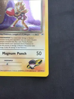 Pokemon Cards: Gym Heroes Rare Holo: Rocket's Hitmonchan 11/132 - Image 5