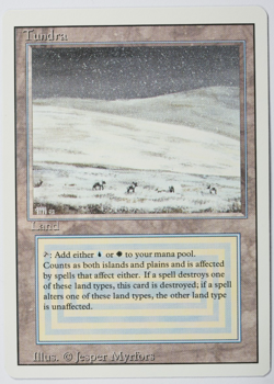 Tundra Magic Card Dual Land Revised MTG Reserved List - Image 1
