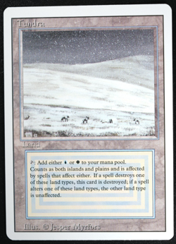 Tundra Magic Card Dual Land Revised MTG Reserved List - Image 3