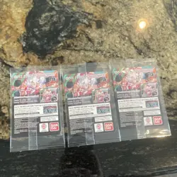 Bandai One Piece Card Game US Voyage Monkey D. Luffy Holo Lot of 3 English - Image 2