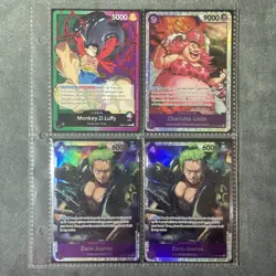 ONE PIECE ENG TCG: GREEN PURPLE LUFFY CORE DECK 52 CARD NEAR MINT - Image 2