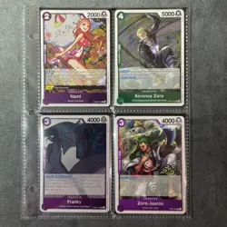 ONE PIECE ENG TCG: GREEN PURPLE LUFFY CORE DECK 52 CARD NEAR MINT - Image 5