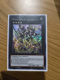 Yu-Gi-Oh! Primathmech Alembertian 1st Edition MYFI-EN040 Secret Rare Card - Image 1