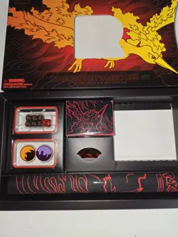 Team Rockets Moltres Promo Cards EX UPC Box Opened With Items, No Packs - Image 1