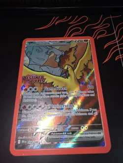 Team Rockets Moltres Promo Cards EX UPC Box Opened With Items, No Packs - Image 3