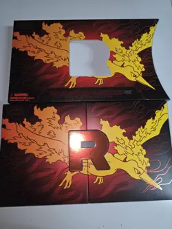Team Rockets Moltres Promo Cards EX UPC Box Opened With Items, No Packs - Image 5