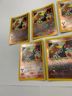 Pokemon Card - Entei #34 Black Star WOTC Movie Promo Reverse Holo Lot - Image 4