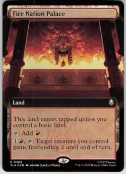 MTG Fire Nation Palace (Extended Art) Foil NM Avatar: The Last Airbender Magic 3 - Image 1