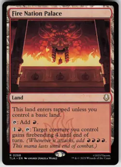 MTG Fire Nation Palace Normal NM Avatar: The Last Airbender Magic 268 - Image 1