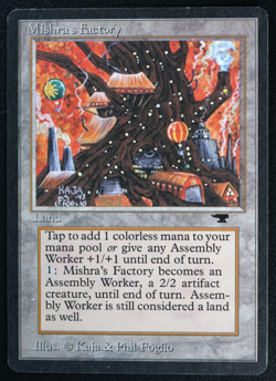 Mishra's Factory (Autumn) Magic Card Antiquities MTG - Image 1