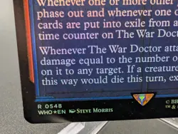 The War Doctor (Showcase) Universes Beyond: Doctor Who Foil - Image 2