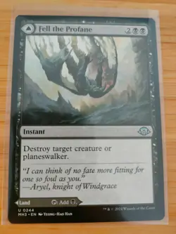 MTG Fell the Profane Fell Mire 0244 Modern Horizons 3 M/NM Free UK P&P - Image 1