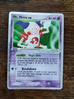 Pokemon EX FireRed & LeafGreen Mr. Mime Ex 110/112 Ultra Rare Holo NM-MINT - Image 2